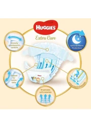 Huggies Extra Care Baby Diapers, Size 4, 8-14Kg, 40 Diapers Pack of 2