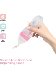 Disney Minnie Mouse Silicone Baby Food Dispensing Spoon Multicolour 90ml