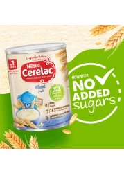 نستله سيريلاك حبوب قمح بدون إضافة سكر مع حليب للأطفال من عمر 6 أشهر، 400 غرام