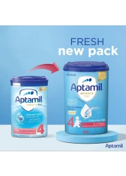 تركيبة حليب أبتاميل أدفانس للأطفال الخالي من زيت النخيل، المرحلة الرابعة، من 3 إلى 6 سنوات، 800 غرام