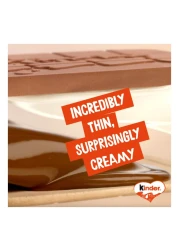 كيندر كاردز بسكويت الويفر مع حشوة الحليب الكريمية والكاكاو 25.6 غرام حزمة من 5