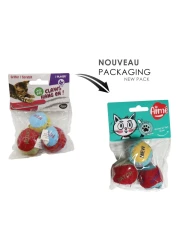 أغروبيوثرز إيمي لعبة كرة جوتي للقطط 3 قطع