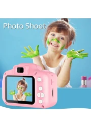 Generic 13MP Kids Children Digital Camera 1080P Video, 2.0 Inches Display Screen, Built-in Battery With Strap Charging Cable - Pink