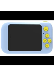 Porodo Lifestyle Kids Flip Digital Camera with Tripod Stand, 12MP (Extrapolated 48MP), 1080P Video, 2.4" Widescreen, 180&deg; Flip Lens, 5 Color Filters, 4 Hours Battery Life, Blue
