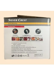 Fitto Electric Meat Grinder 3.8L – High-Power Food Processor for Grinding Meat, Sausages, Vegetables, and More – Stainless Steel Blades, Easy to Use, Ideal for Home Kitchens