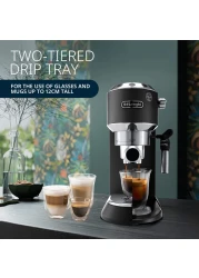 DeLonghi Espresso Coffee Machine Dedica Style Manual Barista Pump EC685.BK Black