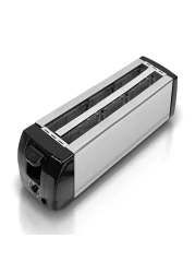 Generic 4 Slice Bread Toaster with Extra Wide Slots Stainless Steel Toaster with Dual Independent Controls, Adjustable Browning Settings & High-Lift Lever Perfect for Toast, Bagels, and Waffles