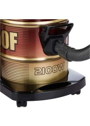 Hitachi Drum Vacuum 2100W, 18L Tank Dust Capacity, CV950F24CBS WR - Wine Red