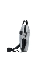 VIPTOUR Laptop Bag, Premium 16 Inch With Multiple Compartments, Padded Shoulder Strap Silver