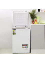 Geepas GCF1206WAH Chest Freezer, 120L