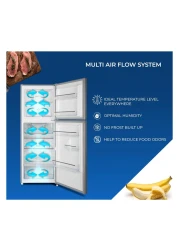 ويست بوينت ثلاجة ذات التركيب العلوي WNN3023ERI سعة 250 لتر -فضية-