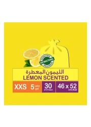 أنفايرو كير 5 غالون أكياس قمامة برائحة الليمون 30 كيس - أصفر