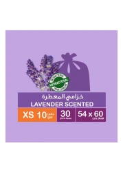 Enviro Care 10 Gallon Lavender Scented Purpler 30 Garbage Bags