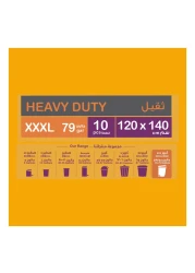 Enviro Care 79 Gallon Biodegradable Garbage Bag Black 10 Garbage Bags