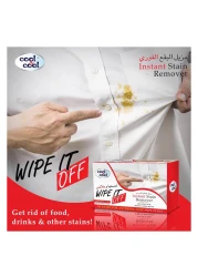 Cool &amp; Cool Wipe It Off Instant Stain Remover Wipes 12 Wipes