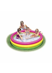إنتكس سنسيت غلو حوض سباحة للأطفال - متعدد الألوان 86 × 25 سم 57422