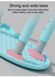 Children Furniture Peanut Shape Desk Set Kindergarten Learning Study Plastic Table and Chair Set for Kids