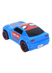 سكودل مارفل مايتيست لعبة سيارة الدفع الرباعي بطبعة سبايدرمان قابلة للسحب للخلف