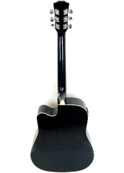 Mike Music 41inch Acoustic EQ quality Guitar with Bag and Strap(41inch Mike Acoustic eq quality Guitar, black)