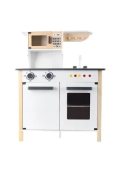 Hot Selling Wooden Kitchen Toy Set for Kids &ndash; Interactive Pretend Play Cooking Toy for Children Durable &amp; Eco-Friendly Wooden Toy Kitchen Set