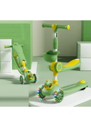 3-Wheel Kick Scooter for Kids &ndash; Adjustable Height (3-16 Years) Safe &amp; Sturdy Scooter for Boys &amp; Girls