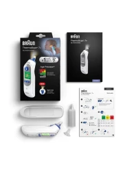 Braun ThermoScan 7 Ear Thermometer With Age Precision Colour Coded Display and Night Blue IRT 6525