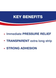 Hansaplast Corn Plaster, Eliminate Corns, Pain Relief, Transparent, 8 Strips