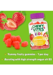 Chewy Vites High Strength Vitamin D3 400IU 60 Gummies
