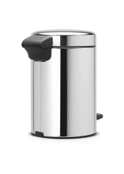 برابانتيا سلة القمامة بدواسة نيو أيكون من الفولاذ اللامع 3 لتر