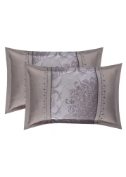 STARGOLD Comforter Set Extra Soft Lace Jacquard Comforter King Size Microfiber Printed 8 Pieces Set