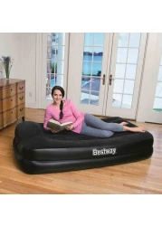 من بيست واي سرير هوائي بمضخة مزدوجة ، 191× 97× 46 سم