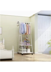 Fitto Coat Rack Multi-Function, Removable for Bedroom, Hanging Clothes, with Wheels, Floor Standing Triangle Hanger, Coat Rack Stand, Color: LYJ3 2