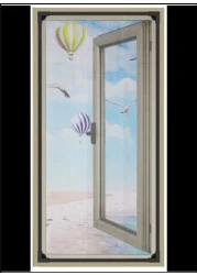 Radiotronics Magnetic Self-Adhesive Mosquito Net Removable Screen Window And Door Net Dark Gray Border + White Screen- 130 * 180cm