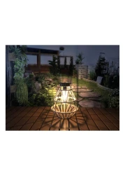 ماي تشويس فانوس من الراتان بمصباح إل إي دي 25 سم