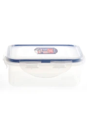 Lock &amp; Lock Classic Plastic Rectangular Food Container Clear/Blue 350ml