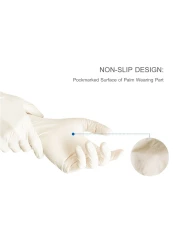 Generic-M Disposable PVC Gloves Single Use Gloves Powder Free for Home Restaurant Kitchen Catering Food Process Use 100PCS/Box