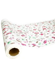 5 KG Disposable Sofra Roll, Beautiful Rose Design Sufra - Pink Rose