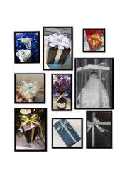 Generic-Glitter Ribbon 25 Yards/Roll 6mm/12mm/25mm Width Gold Silver Luster Silk Satin Ribbon Wedding Party Decoration DIY Webbing Invitation Card Gift Wrapping Christmas Ribbons