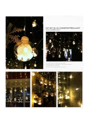 12 LED Battery Operated wishing Ball String Lights Fairy String Lights Decor for Bedroom Patio Indoor And Outdoor Party Wedding Birthday Tree Garden Lawn Landscape with Warm White