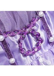 Aiwanto Girl's Dress Princess Style Dress for Children's Party Wear Dress(120cm)