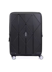 أمريكان توريستر أرغايل حقيبة سفر ذات 4 عجلات صلبة باللون الأسود 68 سم