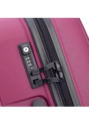 Delsey Belmont Plus 4 Wheel Hard Casing Cabin Trolley 55cm Raspberry