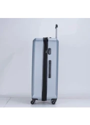 STARGOLD Hardside spinner ABS trolley luggage set of 4 pieces with number lock-Silver