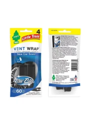 Little Trees Vent Wrap Air Freshener New Car Black