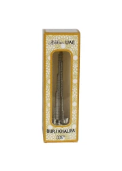 ويندز تريدينغ أهلا الإمارات العربية المتحدة قطعة تذكارية معدنية صغيرة جدا بتصميم برج خليفة - فضي