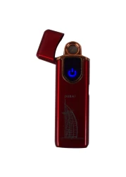 أهلاً الإمارات العربية المتحدة ولاعة عصرية بمنفذ USB قابلة للشحن بتصاميم متنوعة