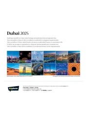 Explorer Dubai 2025 Desk Calendar