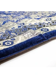 سجادة صلاة مومري فوم طبيبة وسميكة مريحة للركوع والسجود لون ازرق غامق