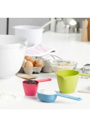 PLASTICFORTE Set of 4 Measuring Ladles