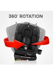 Teknum Evolve 360&deg; Car Seat 0 - 12yrs Black with Isofix